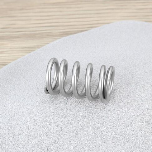 SING F LTD 2Pcs Stainless Steel Tremolo Arm Tension Springs 18.5x28.5x13.3mm Compatible with Bigsby Electric Guitar Bass, Black in Saudi Arabia