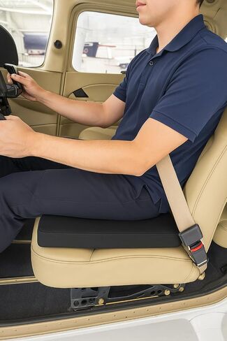 Pilot Seat Cushion for Flight Training – Aviation Height Booster Cushion for Student Pilots & Instructors 2" Thick (no Back)- Cockpit Co. in Saudi Arabia