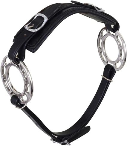 Brown/Black Hackamore Bitless Horse Bit Adjustable Original Leather Bridle New Western English (Brown) in Kuwait