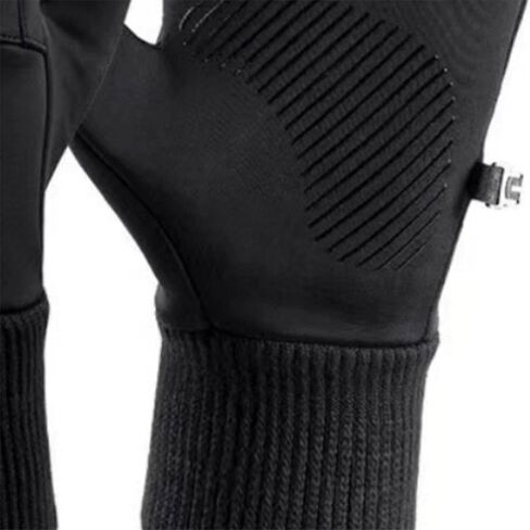 Windproof Waterproof Cycling Gloves, Cold Resistant Full Finger Thermal Gloves, Touchscreen Outdoor Sports and Motorcycle Gloves, Black in Saudi Arabia