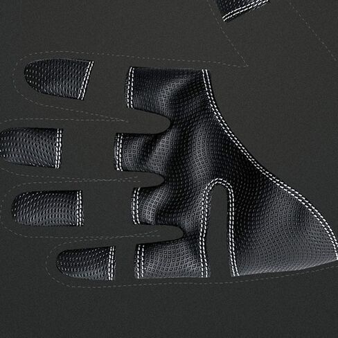 Cycling Gloves Touching Screen Gloves Waterproof Warm Gloves Cycling Running Climbing Winter Outdoor Sports Men and Women Size XXL (Black) in Saudi Arabia