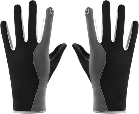 TINAYAUE Summer Thin Driving Gloves Unisex Cool Breathable Non Slip Anti UV Touch Screen Full Finger Hiking Cycling Gloves in Saudi Arabia