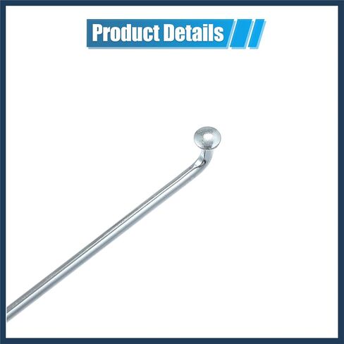 12pcs 14G J Bend Bicycle Galvanized Spokes 260mm 10.24" Cycle Spokes with Brass Nipples Steel Spokes for Mountain Bike MTB Stylish Design in Saudi Arabia