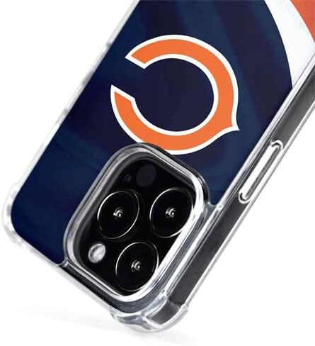 Skinit Phone Case Compatible with MagSafe iPhone 15 Pro Max - Officially Licensed NFL Chicago Bears Design in Saudi Arabia
