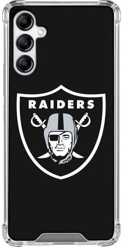 Skinit Clear Phone Case Compatible with Galaxy A14 5G - Officially Licensed NFL Las Vegas Raiders Large Logo Design in Saudi Arabia
