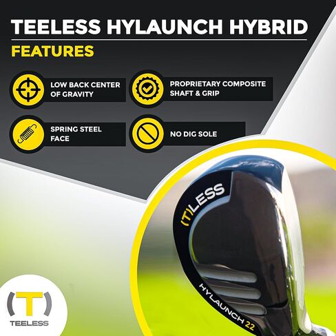 نادي HyLaunch Hybrid للغولف - إطلاق سهل، متسامح للدقة العالية والمسافة، تصميم خفيف الوزن in Kuwait
