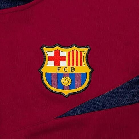 بديل رياضي من Icon Sports لنادي برشلونة لكرة القدم للرجال البالغين المرخصين لكرة القدم مع شعار كرة القدم - عنابي in Saudi Arabia