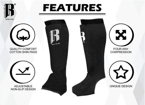 Blue Muay Thai Premium Shin Guards, Kickboxing MMA Protective Gear for Sparring, Wrestling, Karate in Saudi Arabia