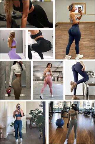 JOYSPELS SEAMX Scrunch Butt Leggings for Women Butt Lifting Gym Seamless Workout Leggings High Waist Tummy Control Yoga Pants in Saudi Arabia