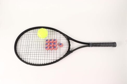 American Flag Tennis Racket Dampener: Silicone Tennis Vibration Shock Absorbers - USA Patriotic Racquet Damper for Sporter, Tennis Accessories (10 Pack) in Saudi Arabia