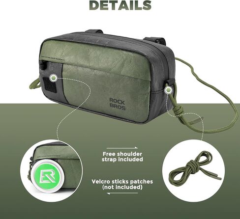 ROCKBROS Bike Handlebar Bag,Bicycle Front Bag of Mountain Road Bikes Commuter Shoulder Bag Cycling Storage Bag Professional Cycling Accessories in Kuwait