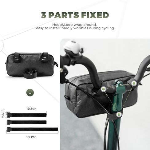 ROCKBROS Bike Handlebar Bag,Bicycle Front Bag of Mountain Road Bikes Commuter Shoulder Bag Cycling Storage Bag Professional Cycling Accessories in Kuwait