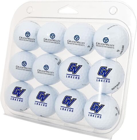 Desert Cactus Grand Valley State University Dozen Golf Balls - Full Color 12 Pack, GVSU Lakers Officially Licensed Gear in Saudi Arabia