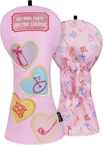 mytag Driver Headcover, No Bad Days On The Course Golf Driver Head Cover for Women Girls in Saudi Arabia