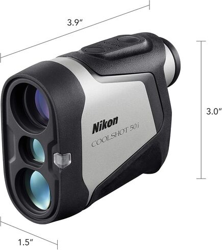 نيكون كولشوت 50i جولف Rangefinder | محدد المدى بالليزر مع حامل مغناطيسي ومنحدر وشاشة OLED وضمان لمدة 5 سنوات | نموذج نيكون الرسمي للولايات المتحدة الأمريكية in Saudi Arabia