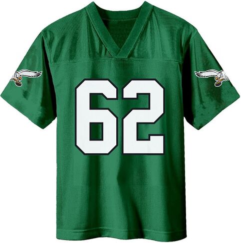 Jason Kelce Philadelphia Eagles Kelly Green #62 NFL Kids Youth 4-20 Name and Number Throwback Player Jersey in Saudi Arabia