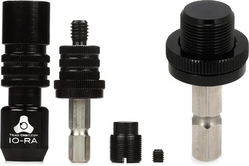 Triad-Orbit IO-RA IO Retrofit Aluminum Quick-Change Coupler + Triad-Orbit IO-H2 Mounting Head Heavy Duty 5/8" Mic Thread in Saudi Arabia