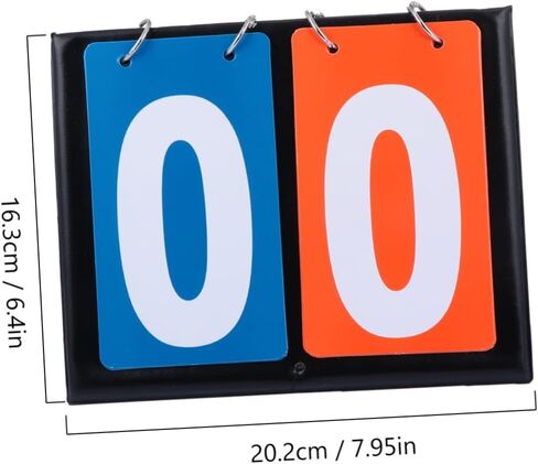 Milisten Basketball Score Board Portable Score Flipper for Match Lightweight Design for Various Sports Activities Easy to Read Numbers for Basketball Table in Saudi Arabia