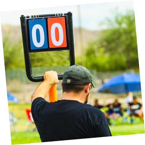Milisten Basketball Score Board Portable Score Flipper for Match Lightweight Design for Various Sports Activities Easy to Read Numbers for Basketball Table in Saudi Arabia