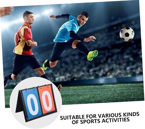 Milisten Basketball Score Board Portable Score Flipper for Match Lightweight Design for Various Sports Activities Easy to Read Numbers for Basketball Table in Saudi Arabia