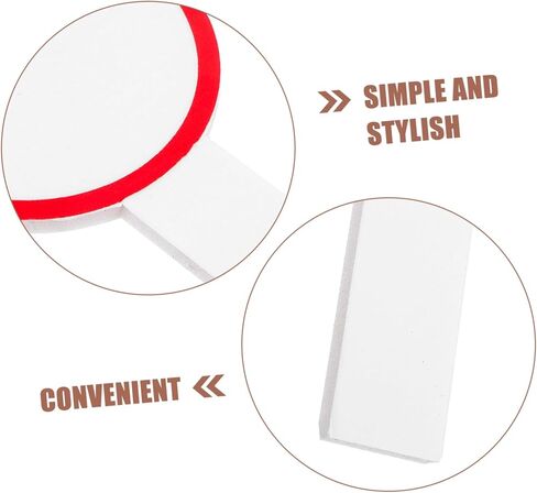 6Pcs Handheld Erasable Scoreboards Dry Erase Boards for Voting Flexible Easy to Use for Basketball Competitions High Grade Material with Smooth Edges in Saudi Arabia