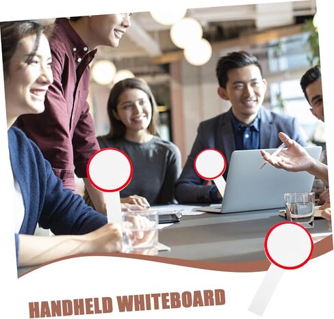 6Pcs Handheld Erasable Scoreboards Dry Erase Boards for Voting Flexible Easy to Use for Basketball Competitions High Grade Material with Smooth Edges in Saudi Arabia