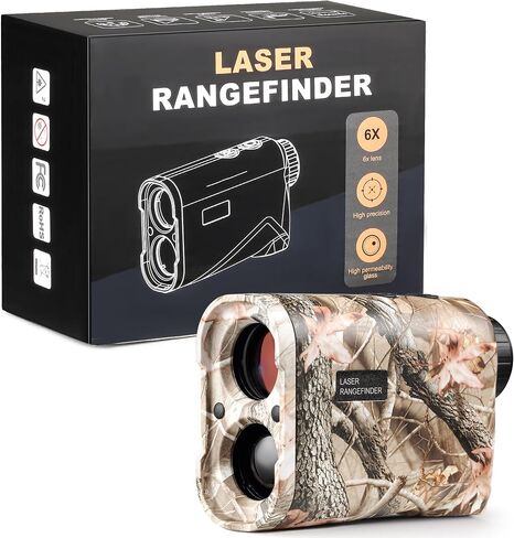 Laser Rangefinder - Bow Hunting with Angle Compensation, 6X Zoom Golf Range Finder for Shooting, Deer in Saudi Arabia