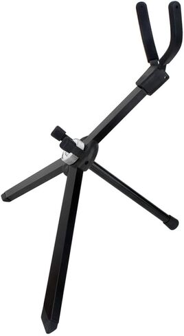 Foldable Portable Alto Saxophone Stand Black Adjustable Sax Holder Rack for Desktop Display Suitable for Alto/Tenor Saxophones in Saudi Arabia
