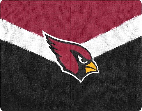 FOCO NFL للجنسين للبالغين مرخص رسميًا بشعار الفريق الأساسي، عبوة من قطعتين لتدفئة الرقبة ومجموعة قبعة صغيرة محاكة بأساور in Saudi Arabia