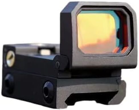 RMT S2 5 MOA Foldable Red Dot Reflex Sight Set for 20mm Picatinny Rail/Glock Mount Base, Power Saving Function Included, Included Exercise Calling Function in Saudi Arabia