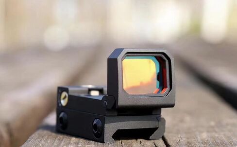 RMT S2 5 MOA Foldable Red Dot Reflex Sight Set for 20mm Picatinny Rail/Glock Mount Base, Power Saving Function Included, Included Exercise Calling Function in Saudi Arabia
