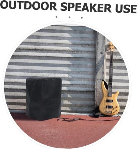 Toyvian Heavy Duty Speaker Cover for Wall Mounted Outdoor Speakers Weather Resistant Oxford Fabric Fit for Garden and Patio Audio Equipment in Saudi Arabia