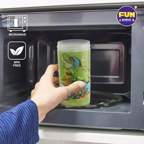 17oz Dinosaur Kids Water Bottle, Toddler Spout Cover and Carry Handle Lid Leak Proof BPA free Cup for Boys Ages 3+ Dishwasher Safe for Sports School Travel Plastic with Silicon Straw in Saudi Arabia