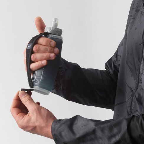 Salomon Active Handheld Running Water Bottle, Collapsible Soft Flask with Twist Cap, BPA-Free – Minimalist Hydration for Training & Daily Runs in Saudi Arabia
