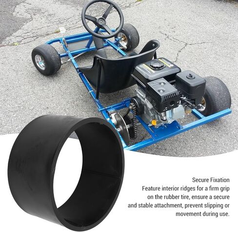 Go Kart Tire Sleeve, 11x7.10-5 PVC Front Wheel Tire Sleeve, Sturdy Drift Ring for Go Kart Drift Trike Drifting Scooter in Saudi Arabia