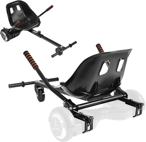 مرفق مقعد Hishine Hoverboard للوحة التحويم مقاس 6.5 بوصة - 10 بوصة، تصميم ترقية سيارات الألعاب لا حاجة لأشرطة الفيلكرو، ملحق مجموعة تحويل Go Kart لسكوتر التوازن الذاتي يتحول إلى عربة الذهاب in Kuwait