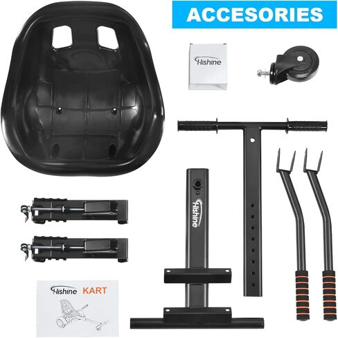 مرفق مقعد Hishine Hoverboard للوحة التحويم مقاس 6.5 بوصة - 10 بوصة، تصميم ترقية سيارات الألعاب لا حاجة لأشرطة الفيلكرو، ملحق مجموعة تحويل Go Kart لسكوتر التوازن الذاتي يتحول إلى عربة الذهاب in Kuwait