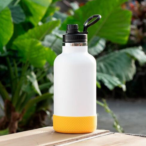 Silicone Water Bottle Protector, Bottle Boot compatible with Hydro Flask 2.0 Wide Mouth 64 oz Water Bottle, Iron Flask Wide Mouth, YETI Rambler 64 oz Bottle and Others in Kuwait