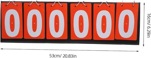 Portable Scoreboard for Basketball Baseball Volleyball Flip Scorekeeper Sturdy Cloth and Metal Construction in Saudi Arabia