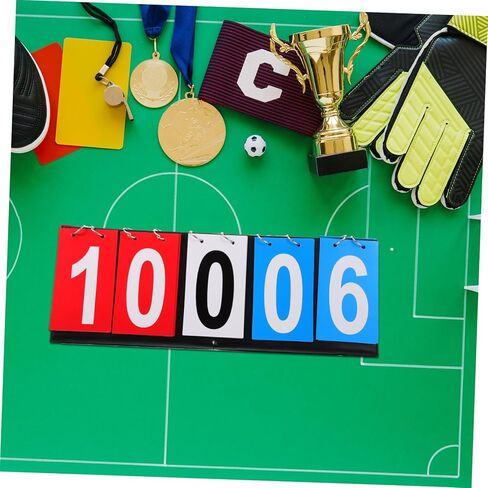 Tennis Scorekeeper Tabletop Electronic Scoreboard Basketball Scorebook Flip Scoreboard Sports Scorekeeper in Kuwait