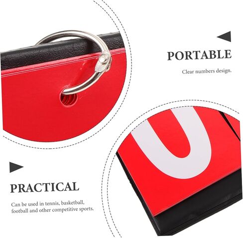 Tennis Scorekeeper Tabletop Electronic Scoreboard Basketball Scorebook Flip Scoreboard Sports Scorekeeper in Kuwait