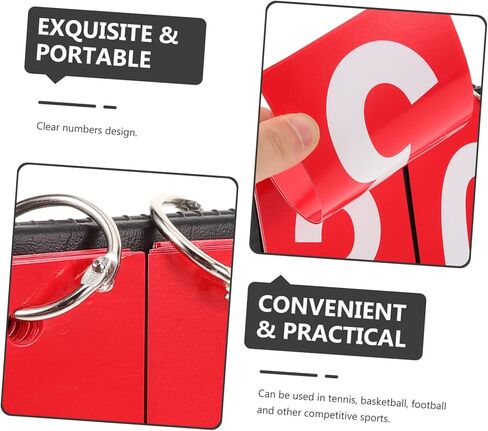 Tennis Scorekeeper Tabletop Electronic Scoreboard Basketball Scorebook Flip Scoreboard Sports Scorekeeper in Kuwait