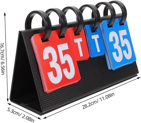 Basketball and Pong Scoreboard Flipper Portable Scorekeeper for Outdoor Sports for Competitions Including Table Tennis and Kickball in Saudi Arabia