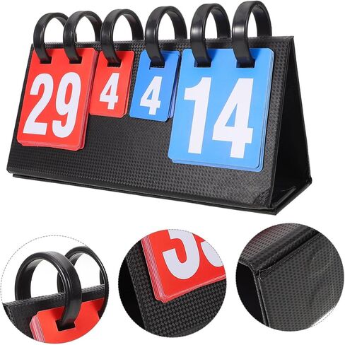 Basketball and Pong Scoreboard Flipper Portable Scorekeeper for Outdoor Sports for Competitions Including Table Tennis and Kickball in Saudi Arabia