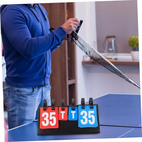 Basketball and Pong Scoreboard Flipper Portable Scorekeeper for Outdoor Sports for Competitions Including Table Tennis and Kickball in Saudi Arabia