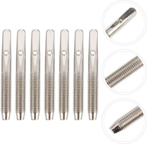 Homoyoyo 7pcs String Lyre Fastening Nails for Guitar and Dulcimer - Essential Harp Accessory Tools in Saudi Arabia