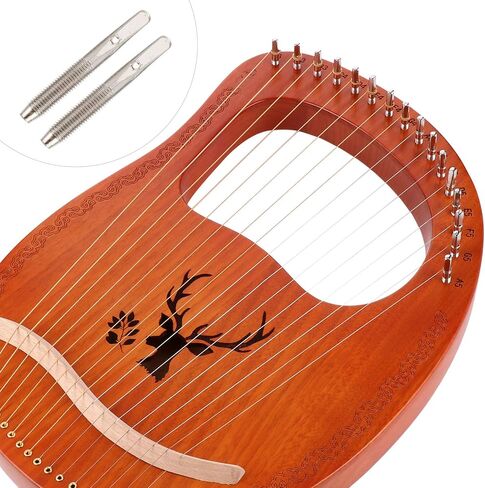 Homoyoyo 7pcs String Lyre Fastening Nails for Guitar and Dulcimer - Essential Harp Accessory Tools in Saudi Arabia