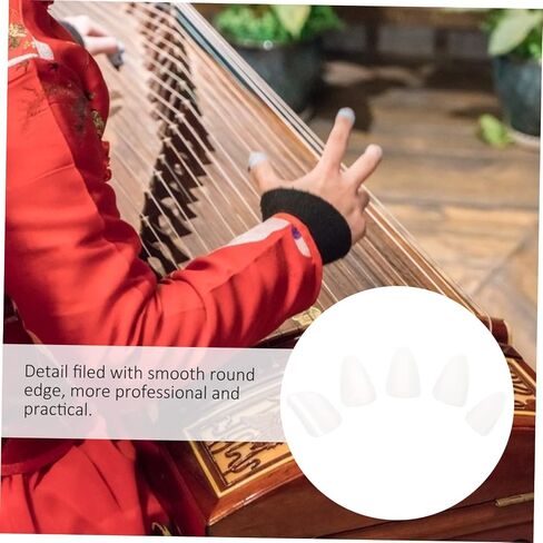 5 قطع من SUPVOX أغطية حماية لأظافر Pipa لأطراف الأصابع لملحقات أدوات سلسلة Guzheng أدوات ممارسة مريحة in Kuwait