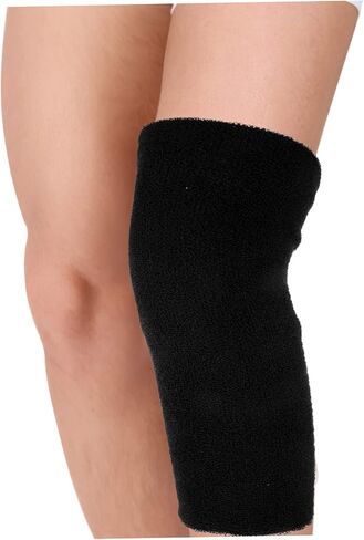 Knee Protector Sleeves 4-Piece Set of Thickened Warm Knee Pads for Joint Support Breathable Elastic Leg Warmers for Fitness and Sports for Winter and Sleeping in Saudi Arabia