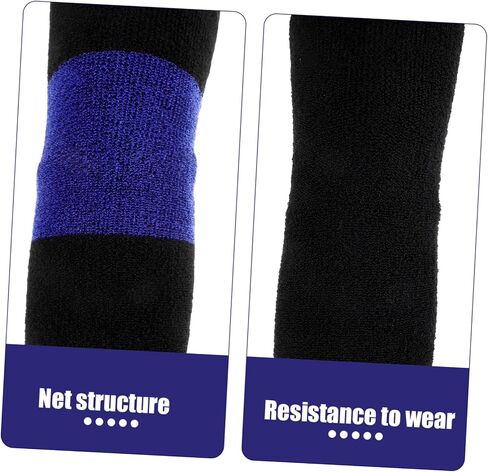 Knee Protector Sleeves 4-Piece Set of Thickened Warm Knee Pads for Joint Support Breathable Elastic Leg Warmers for Fitness and Sports for Winter and Sleeping in Saudi Arabia